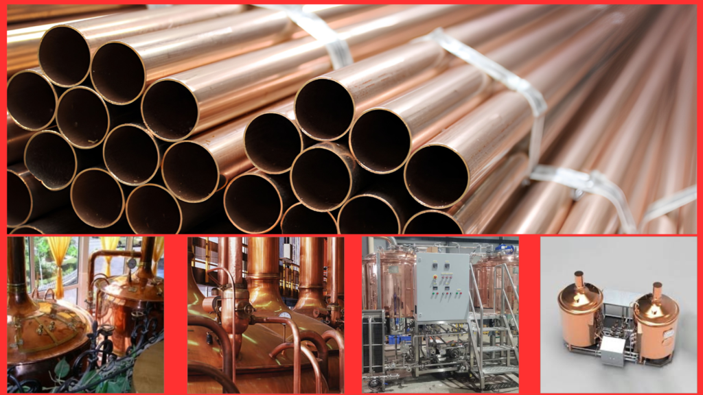 Brewery Copper Pipes Manufacturer and Supplier in India